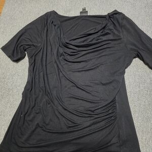 Worthington Black Short Sleeve Top